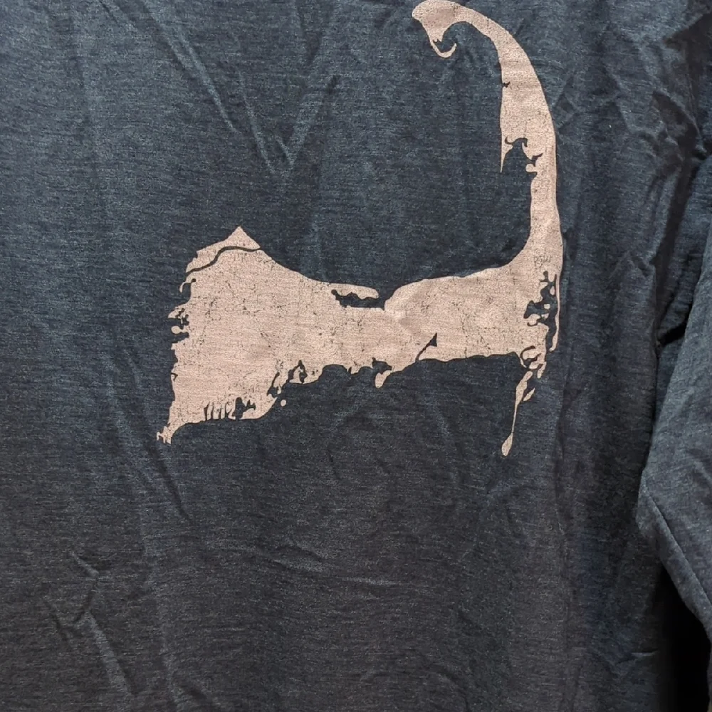 Cape Cod Navy Long Sleeve Women's Top - Picture 8 of 12
